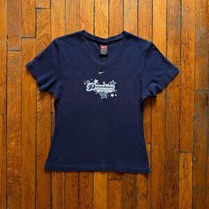 Vintage‎ 90s Nike Team Penn State University Girls Rock Women Medium Navy Blue